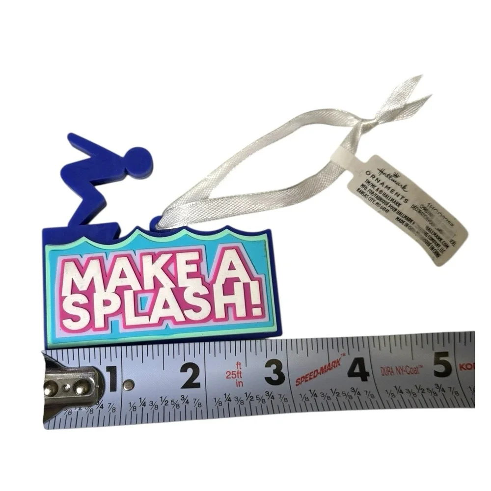Hallmark Make A Splash Diving‎ Ornament New Holiday Decor C14Q